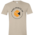 Pure Prints 3D Logo T Shirt